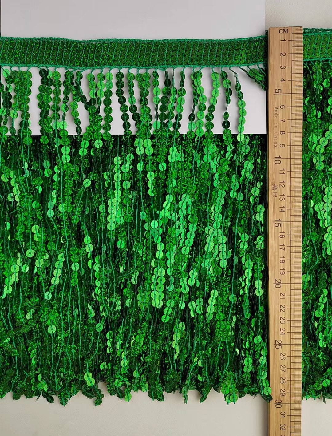 10 yards very  thick 12inch wide sequins fringe, more than 40 colors for your choice