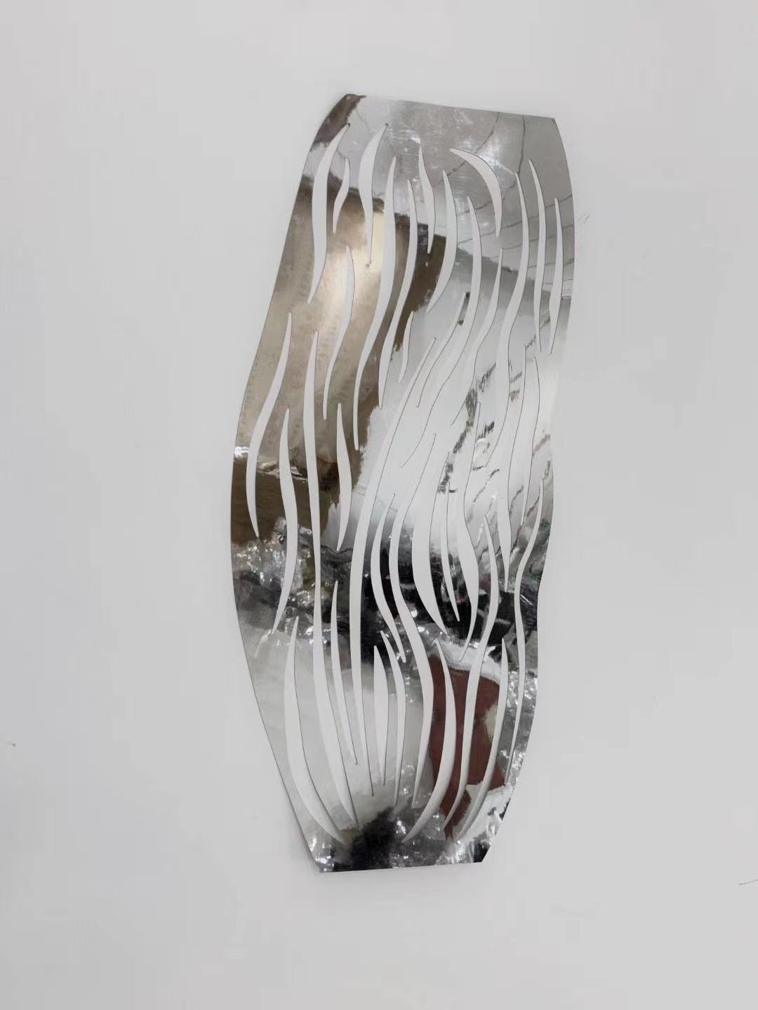 Stof met waterstroompailletten en spiegeleffect: Speciaal kostuummateriaal (32x72cm)