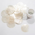 50pcs Natural Mother of Pearl Shell Discs - 50mm