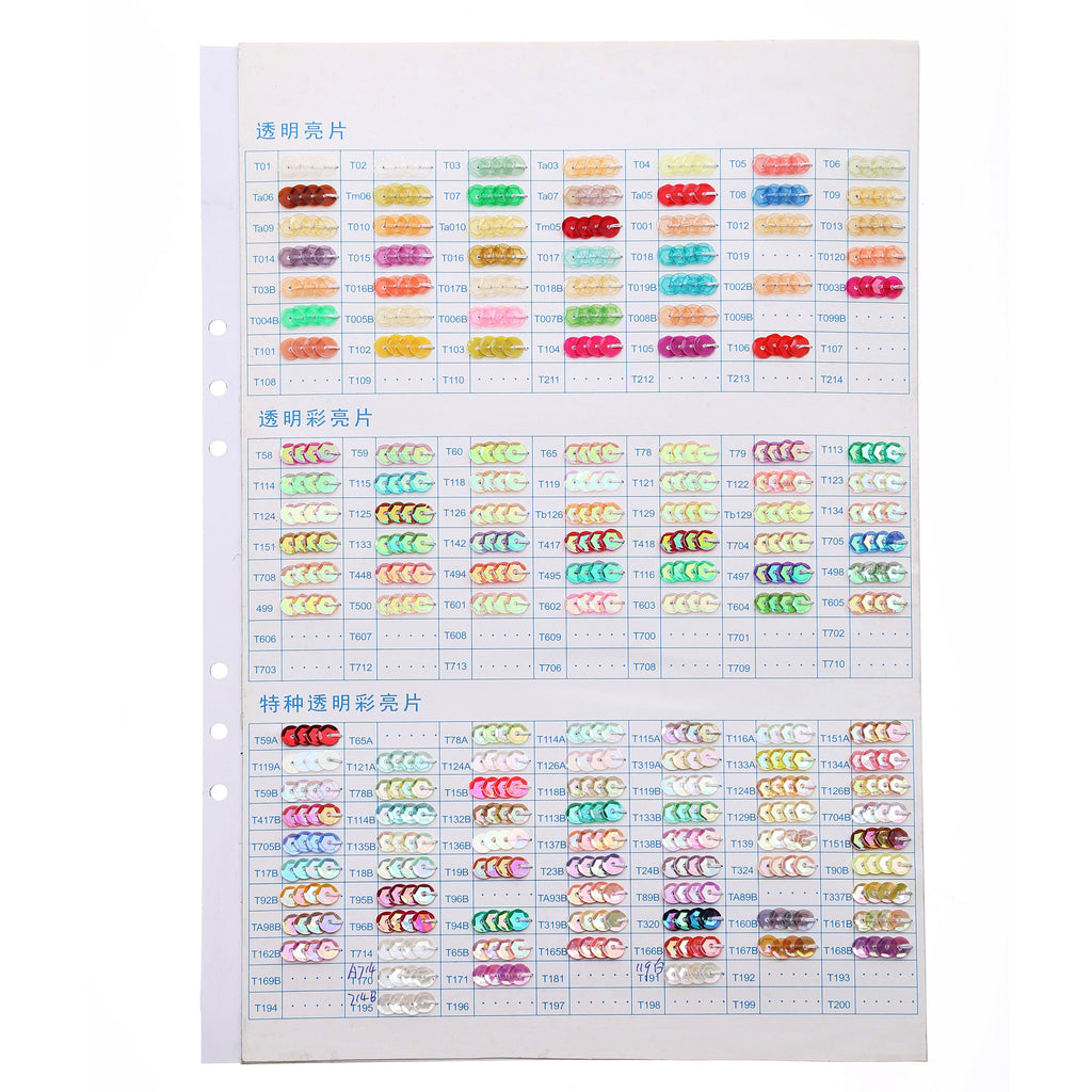 Stof met waterstroompailletten en spiegeleffect: Speciaal kostuummateriaal (32x72cm)