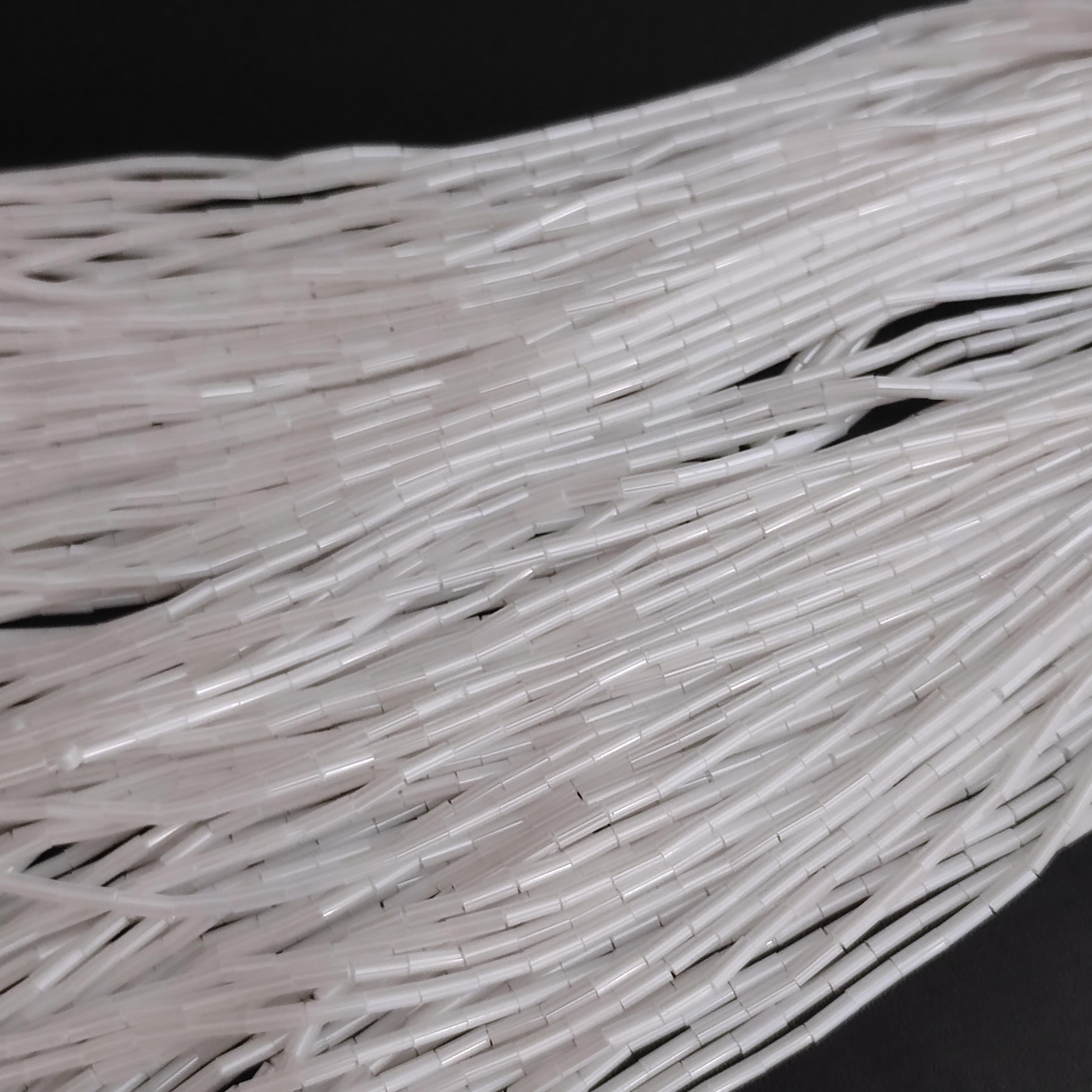 Custom Make  40 inches Wide All Bugle Beads Beaded Fringe, Custom make colors, 2.5yards/color