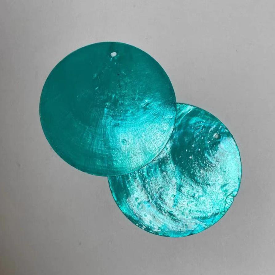 50 disques de nacre naturelle (40 mm)