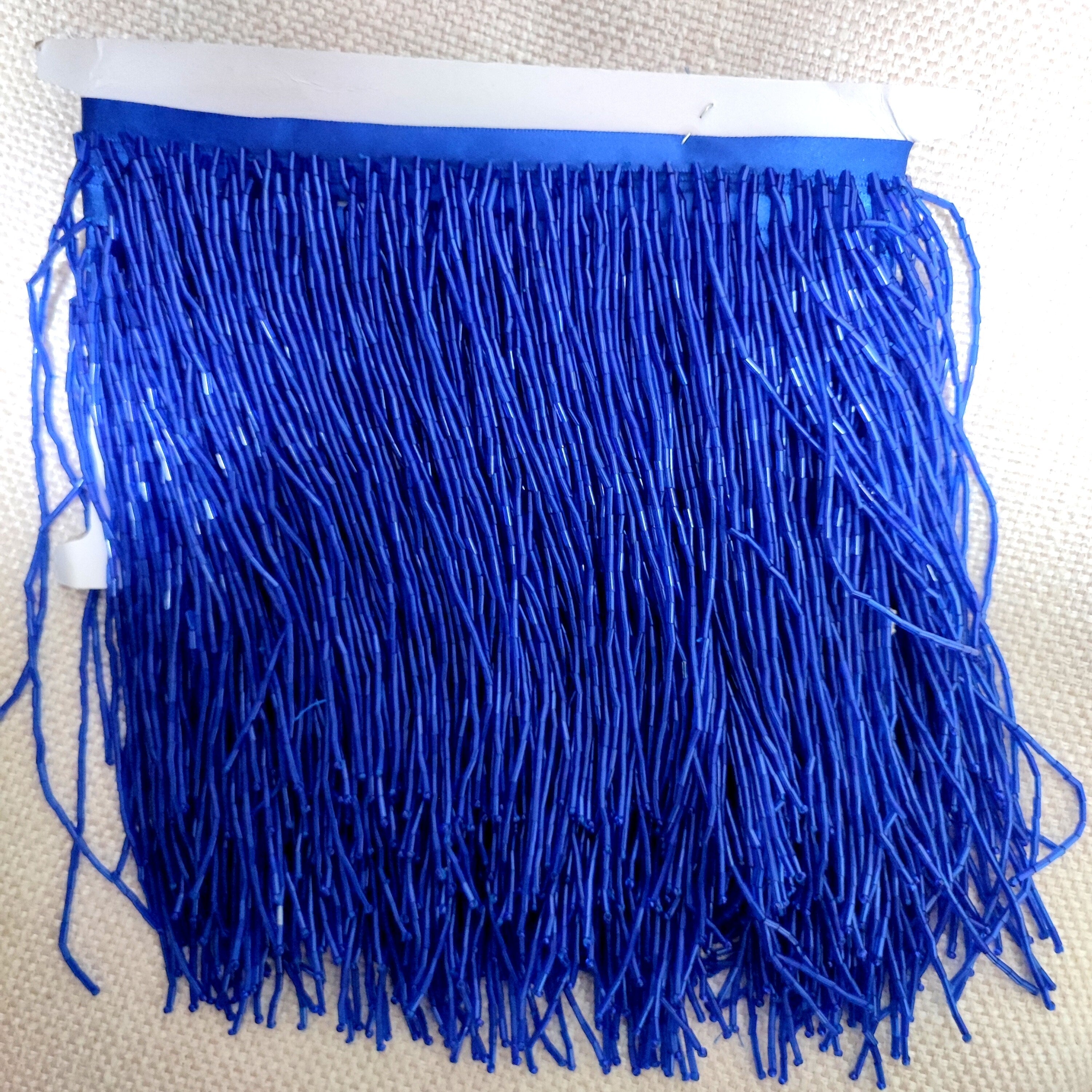 Franjeband van kraaltjes, in aangepaste kleuren, 15 cm breed, 9,3 meter lang