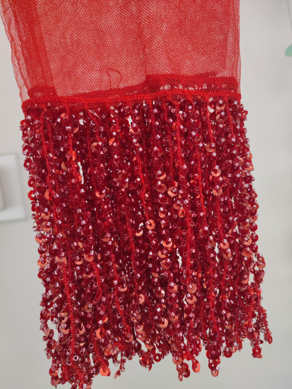 Sparkle Sequin Beaded Fringe: 6 Inch, 10 Yards