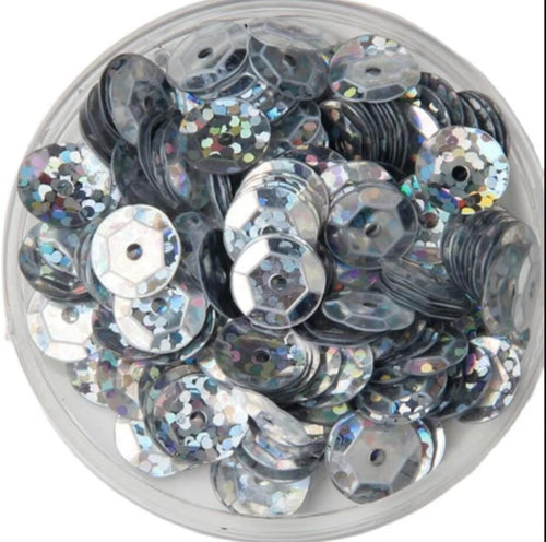 Paillettes rondes en forme de disque de 12 mm, 50 g