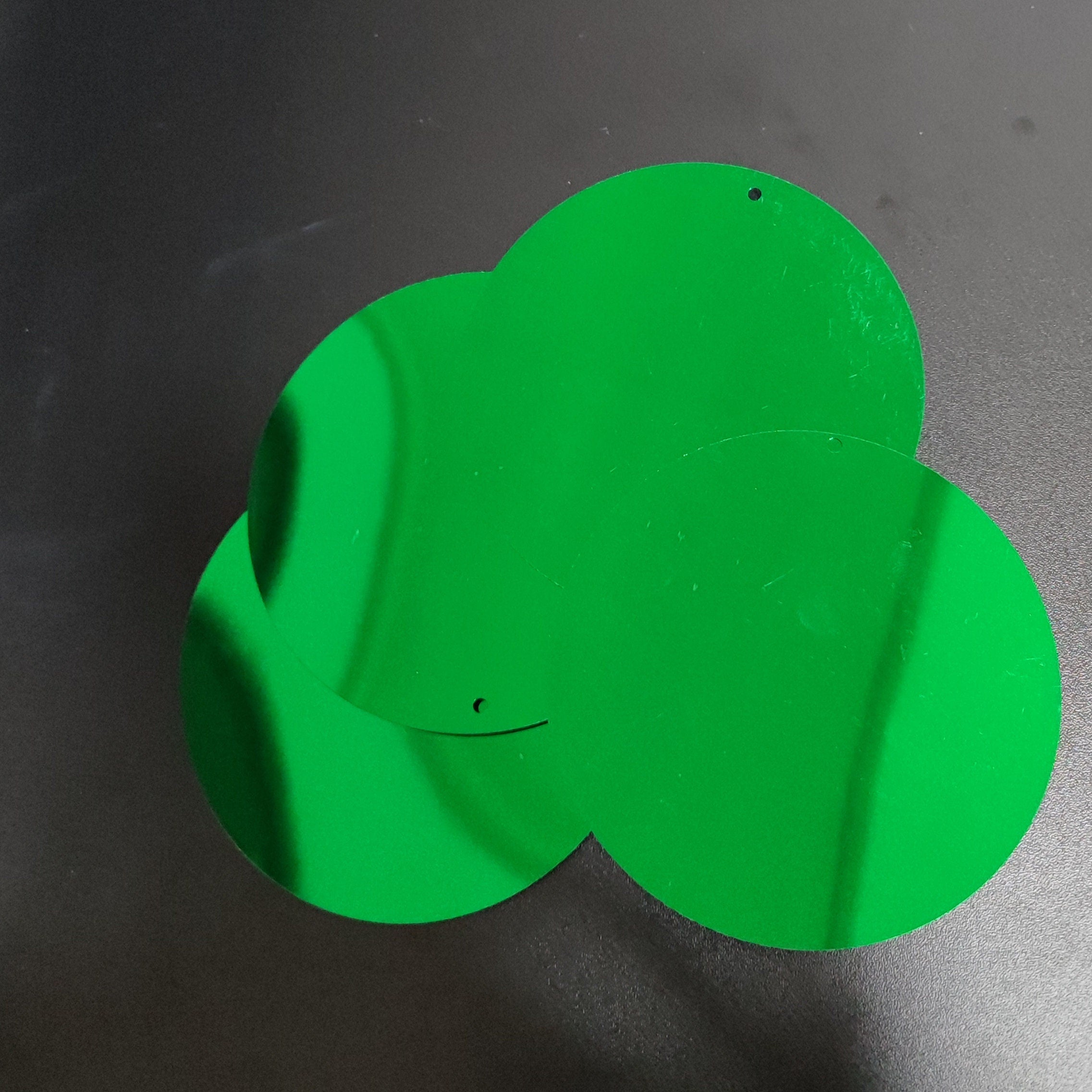 Paillettes rondes plates de 50 mm : plus de 600 pièces, choisissez votre couleur