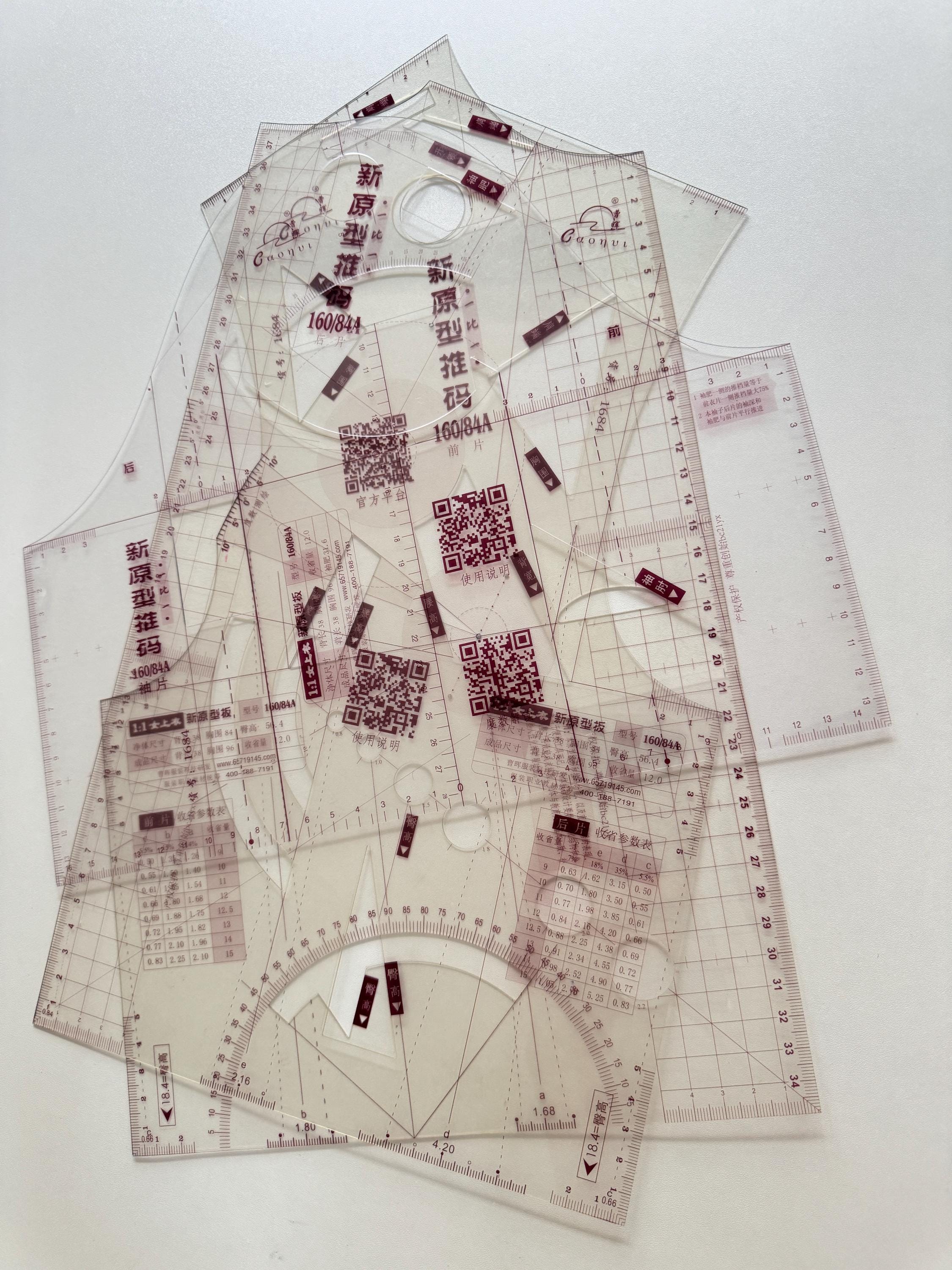 Basispatroon voor een topje, patroon voor een topje op ware grootte, doe-het-zelf naaipatroon, patroon voor een kleermaker