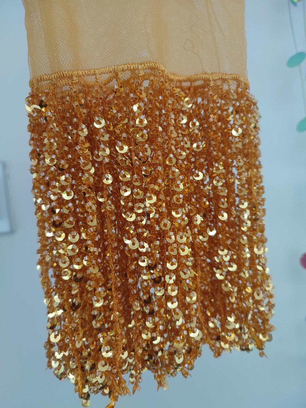 Sparkle Sequin Beaded Fringe: 6 Inch, 10 Yards