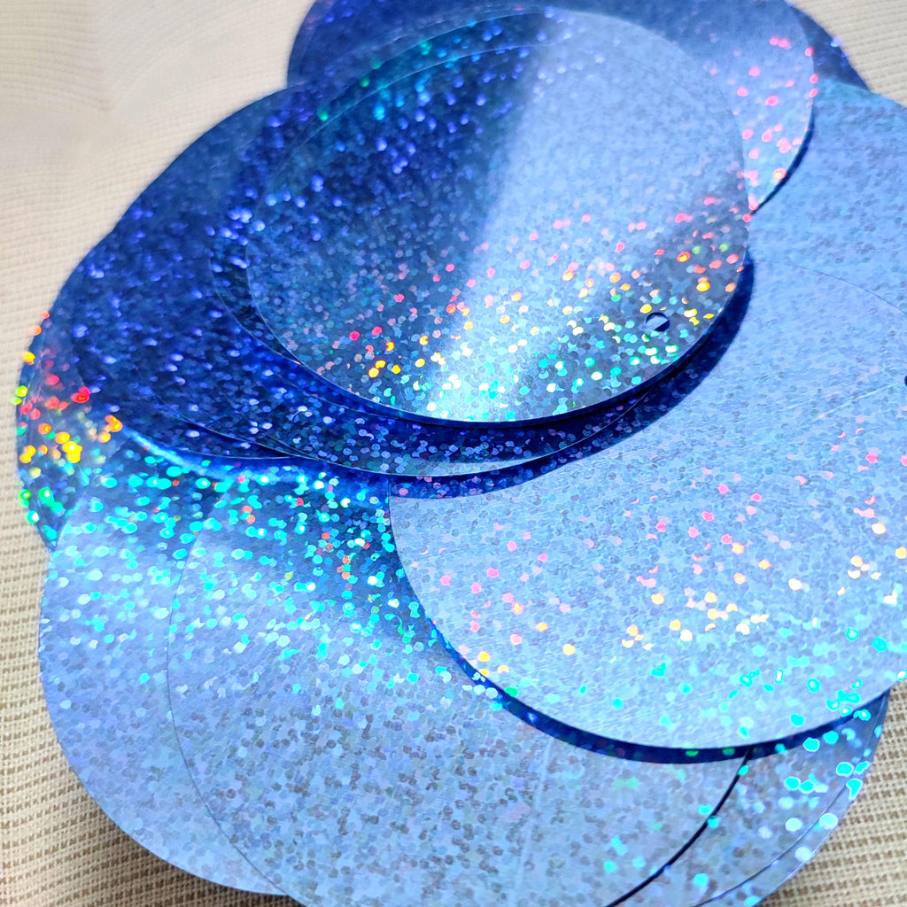 Paillettes rondes plates de 70 mm : couleurs personnalisées, 500 pièces
