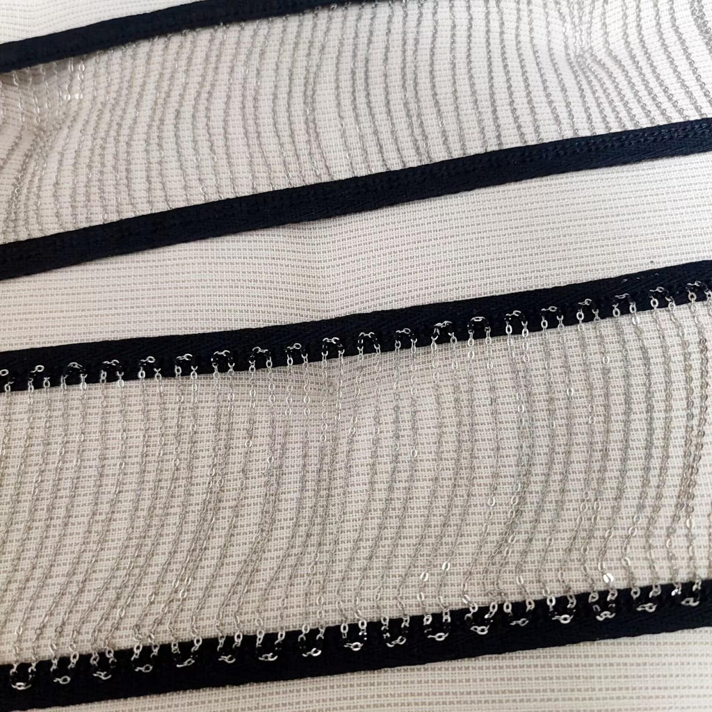 90cm Long 8cm Wide Double Side Copper Chain Fringe Fashion Supplies