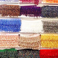 Frange de perles de cristal personnalisée : garniture faite à la main, 10 yards