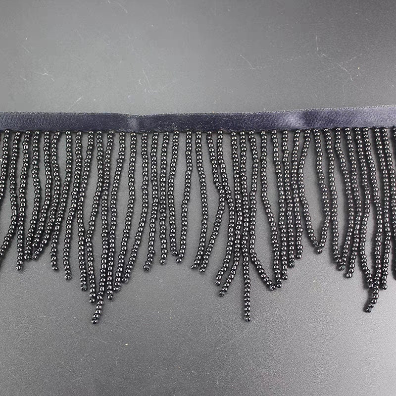 Handgemaakte franje van kraaltjes: 8 cm cocktailversiering, naaibenodigdheden