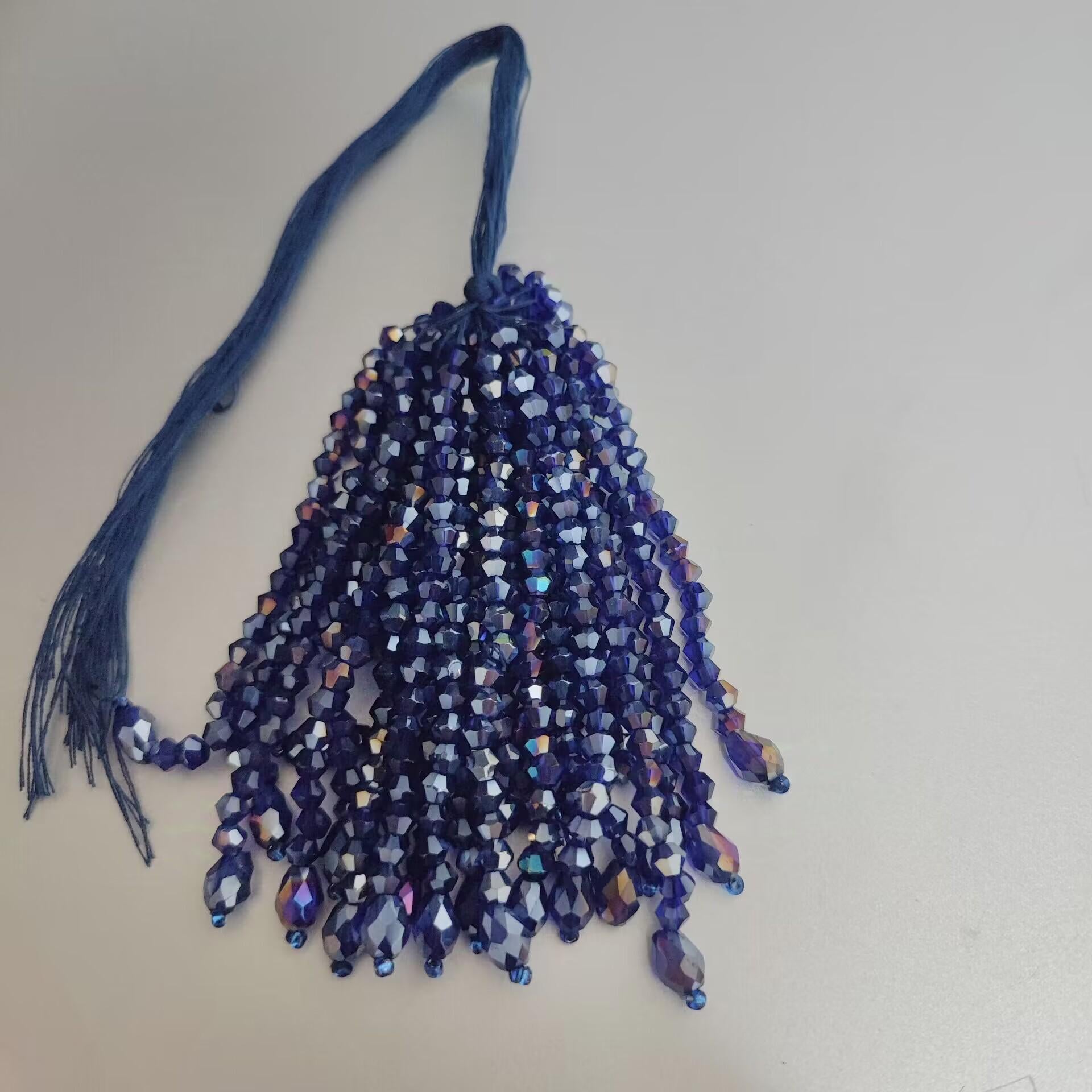 Custom make Crystal Beaded Fringe Tassels: Couture Costume Trim, custom make all colors